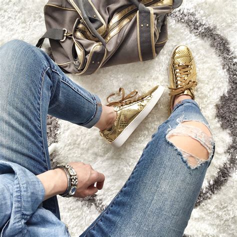 michael kors knit sneakers gold|Michael Kors sneakers women's.